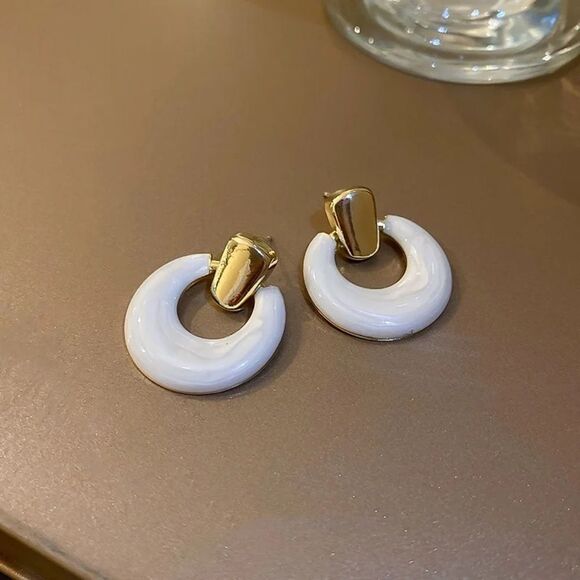 Geo earrings M867 - Picture 2 of 5